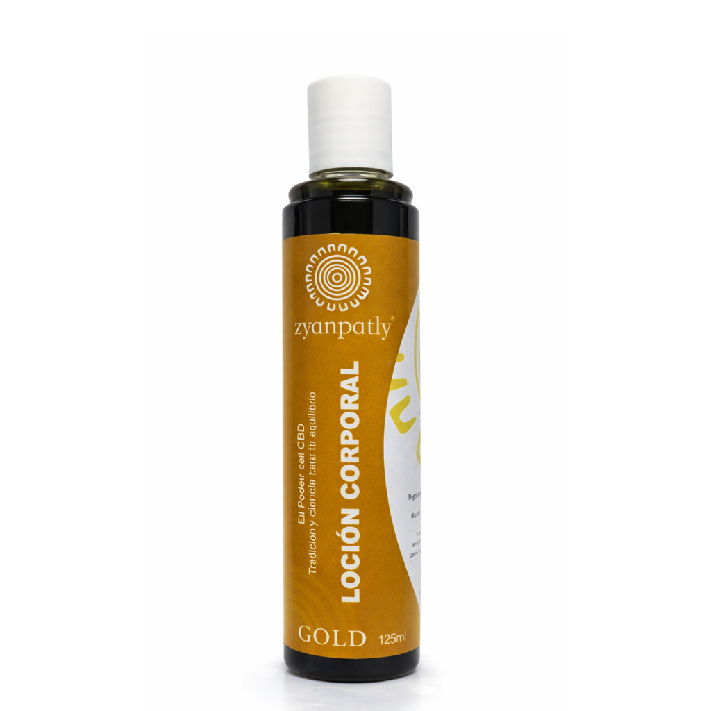 Loción Corporal Gold con CBD 1600 mg | Alivio Muscular y Bienestar Corporal